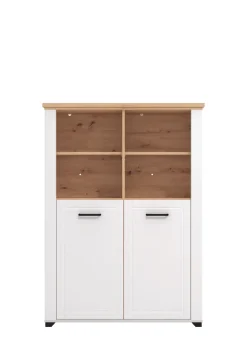 Home affaire Vitrine »Valencia« Breite 103,5 cm, mit 4 offenen Fächern