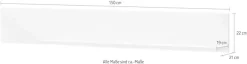 Home affaire Wandboard »Hudson« in moderner Trendfarbe, Breite 150 cm
