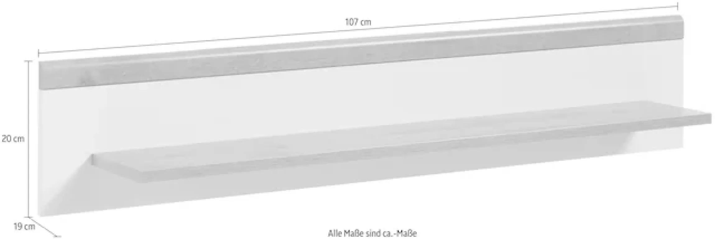 Home affaire Wandboard »Merle« Scandi Design, Breite 107 cm