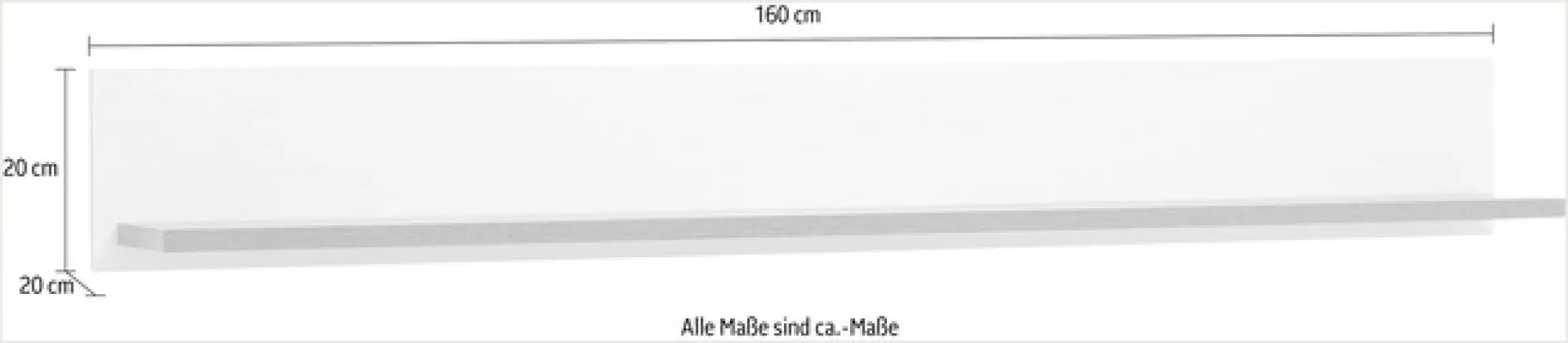 Home affaire Wandregal »Beauvais« Breite ca. 160 cm