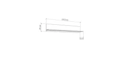 Home affaire Wandregal »Essex Schwebendes Regal, Wandkonsole, Wandboard« Ablageboden, Wandmontiert,Gesamtbreite 137,5 cm
