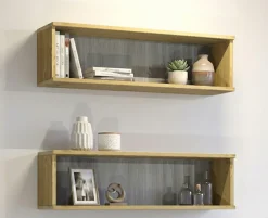 Home affaire Wandregal »Meliss« aus nordischer Kiefer gefertigt, Breite 80 cm, 2-tlg