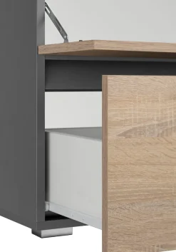Home affaire Waschbeckenunterschrank »Wisla« Siphonausschnitt, Push-to-open-Funktion, Breite 60cm, Höhe 55 cm