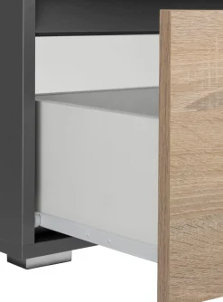 Home affaire Waschbeckenunterschrank »Wisla« Siphonausschnitt, Push-to-open-Funktion, Breite 60cm, Höhe 55 cm
