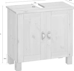 Home affaire Waschbeckenunterschrank »Oslo« Breite 60 cm