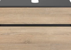 Home affaire Waschbeckenunterschrank »Wisla« Siphonausschnitt, Push-to-open-Funktion, Breite 80 cm, Höhe 55 cm