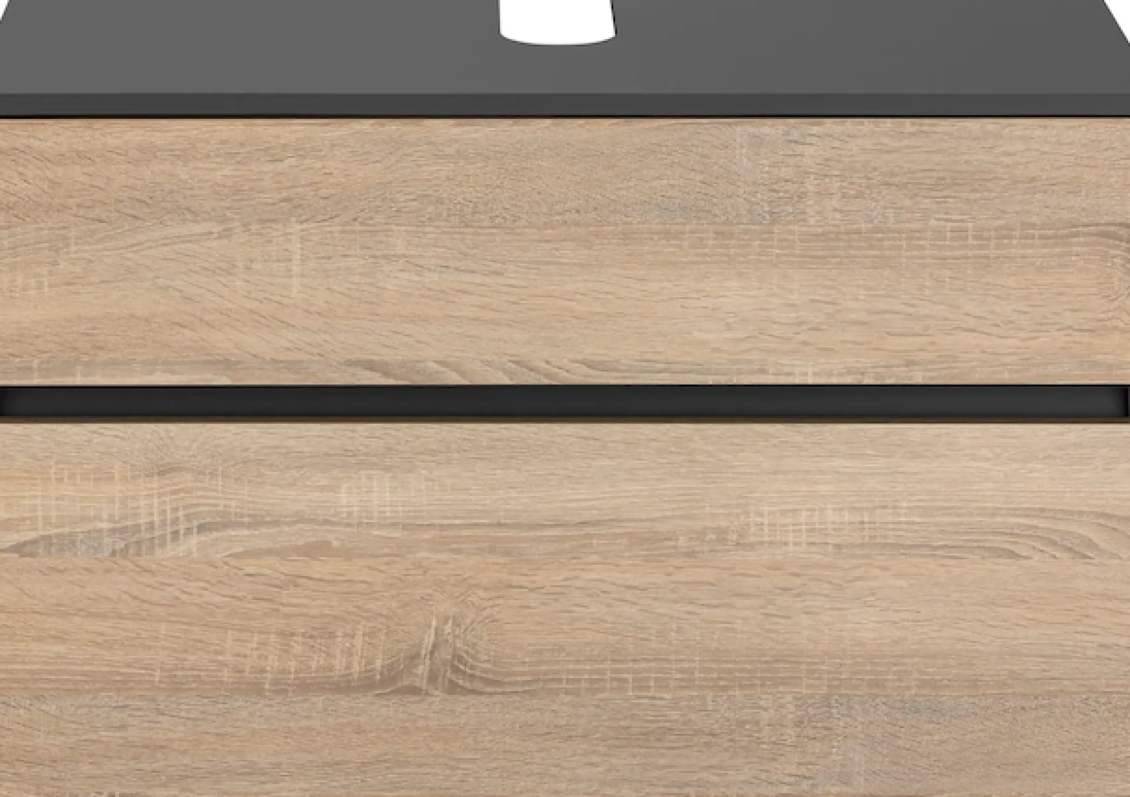 Home affaire Waschbeckenunterschrank »Wisla« Siphonausschnitt, Push-to-open-Funktion, Breite 80 cm, Höhe 55 cm