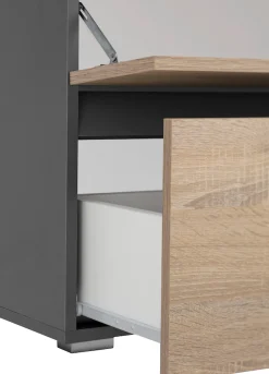 Home affaire Waschbeckenunterschrank »Wisla« Siphonausschnitt, Push-to-open-Funktion, Breite 80 cm, Höhe 55 cm