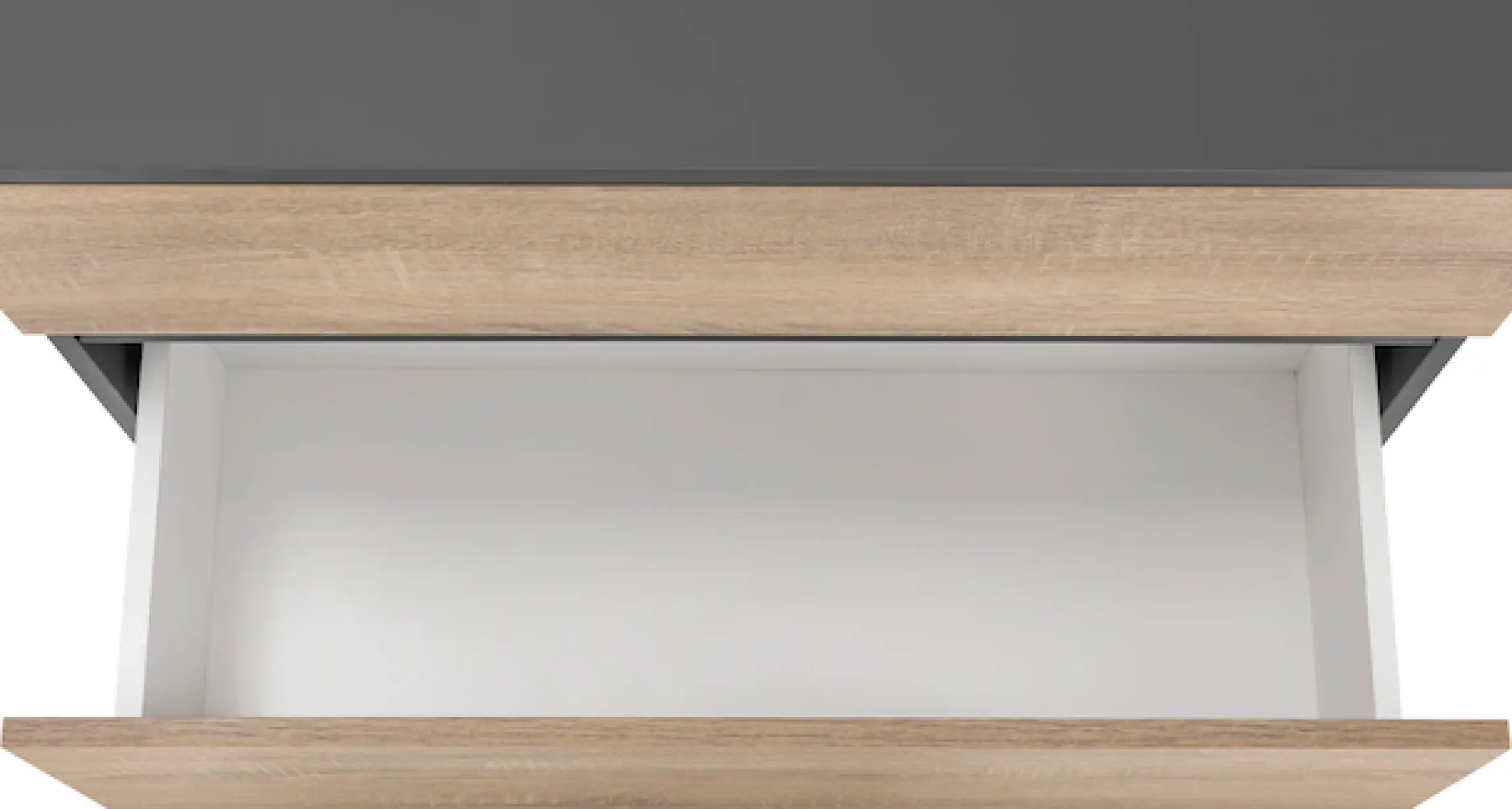 Home affaire Waschbeckenunterschrank »Wisla« Siphonausschnitt, Push-to-open-Funktion, Breite 80 cm, Höhe 55 cm