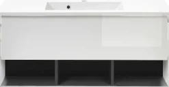 Home affaire Waschtisch »Studio Line, Waschtisch inkl. Waschbecken, modernes Design« in zwei Farben verfügbar, ausreichend Stauraum