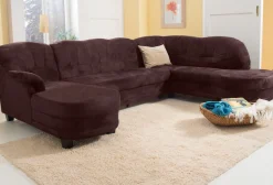 Home affaire Wohnlandschaft »Camelita, viel Platz, bequem und zeitlos, Breite 289cm, U-Form« wahlweise mit Bettfunktion