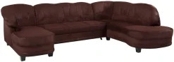 Home affaire Wohnlandschaft »Camelita, viel Platz, bequem und zeitlos, Breite 289cm, U-Form« wahlweise mit Bettfunktion