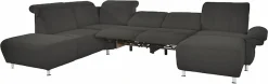 Home affaire Wohnlandschaft »Manhattan U-Form« 2 Sitze mit elektrischer Relaxfunktion, verstellbare Armlehnen
