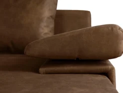 Home affaire Wohnlandschaft »Acra U-Form« mit Bettfunktion und Bettkasten, in Mattenoptik