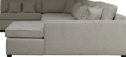 Home affaire Wohnlandschaft »Skara U-Form« Lounge-Sofa mit Federkernpolsterung, in vielen Bezugsvarianten