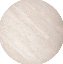 homsy by Ana Johnson Beistelltisch »Laysy« Holzdesign aus Esche, U-Form, Keramik Tischplatte, Breite 45 cm