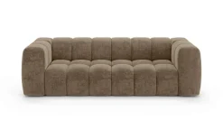homsy by Ana Johnson Big-Sofa »»L« BOUBELLE Design-Sofa mit Steppung, Bubble-Optik, Breite 246 cm« 4-Sitzer mit Wellenunterfederung, L Sitztiefe 63 cm