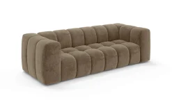 homsy by Ana Johnson Big-Sofa »»L« BOUBELLE Design-Sofa mit Steppung, Bubble-Optik, Breite 246 cm« 4-Sitzer mit Wellenunterfederung, L Sitztiefe 63 cm