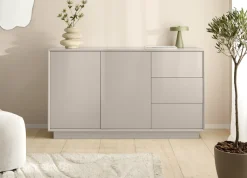 homsy by Ana Johnson Sideboard »Storvia« seidenmatte Lackierung, geräuschlose Soft-Close-Schubladen, B 140 cm