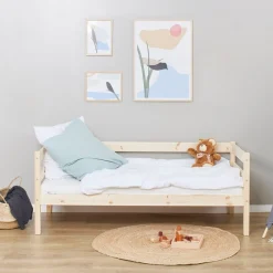Hoppekids Einzelbett »ECO Comfort Kinderbett, Kiefer Massivholz, Jugendbett inkl. Rollrost« 70x160 cm, wahlweise in verschieden Farben/ Matratze/ Absturzsicherung