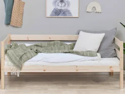 Hoppekids Einzelbett »ECO Comfort Kinderbett, Kiefer Massivholz, Jugendbett inkl. Rollrost« 70x160 cm, wahlweise in verschieden Farben/ Matratze/ Absturzsicherung