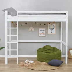 Hoppekids Hochbett »ECO Dream« 90x200 Massiv, umbaubar zum Einzelbett