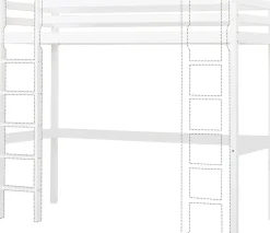 Hoppekids Hochbett »ECO Dream« 90x200 Massiv, umbaubar zum Einzelbett