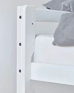 Hoppekids Hochbett »Hochbett 90x200cm mit Schreibtisch, umbaubar zu Einzelbett« FSC® zert. Massivholz, Hochbett ohne Schreibtisch nutzbar
