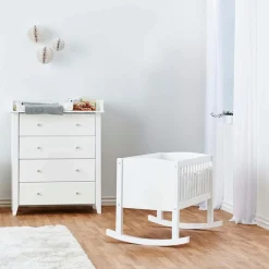 Hoppekids Stubenbett umbaubar zu Sitzbank, wahlweise mit Matratze & Zubehör