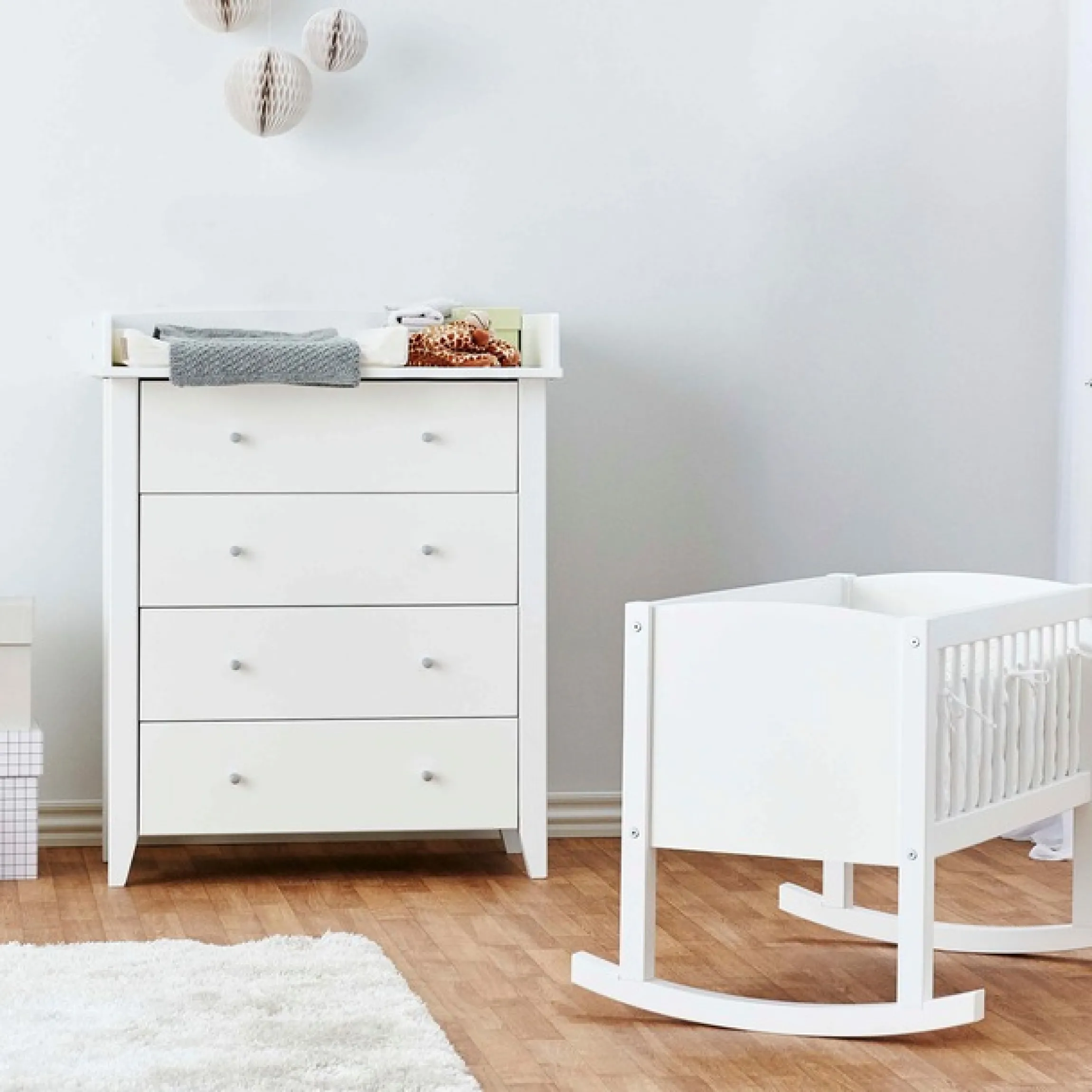 Hoppekids Wickelkommode »CHRISTIAN« Wickelaufsatz abnehmbar 84 cm