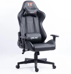Hyrican Gaming-Stuhl »"Striker Copilot" schwarz, Kunstleder, ergonomischer Gamingstuhl« () Bürostuhl, Schreibtischstuhl, geeignet für Kinder und Jugendliche