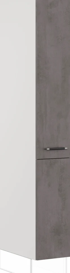 IMPULS KÜCHEN Apothekerschrank »"Prag", Breite/Höhe: 30/190,7 cm, mit Soft-Close« vormontiert, mit Auszug, mit Körben