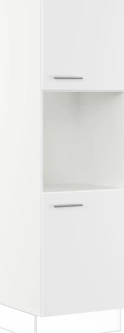 IMPULS KÜCHEN Backofenumbauschrank »"Valencia & Tirana", Breite/Höhe: 60/190,7 cm« vormontiert, mit zwei zusätzlichen Türen
