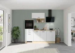 IMPULS KÜCHEN Küchenzeile »München, Ausrichtung wählbar, Schubkästen mit Soft-Close« Set,in verschiedenen Farben erhältlich, Breite 210 cm