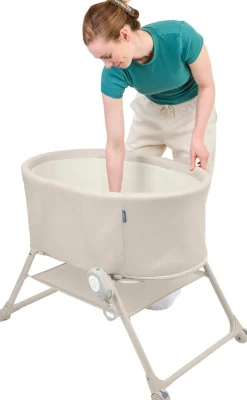 ingenuity Baby-Reisebett »Snooze & Stow™ Easy-Folding Bassinet, beige« faltbar