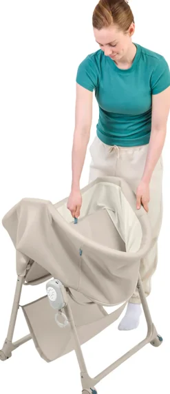ingenuity Baby-Reisebett »Snooze & Stow™ Easy-Folding Bassinet, beige« faltbar