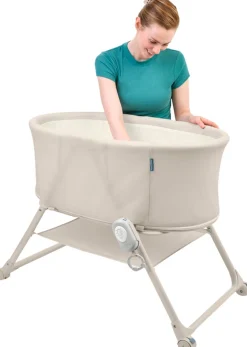 ingenuity Baby-Reisebett »Snooze & Stow™ Easy-Folding Bassinet, beige« faltbar