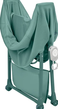 ingenuity Baby-Reisebett »Snooze & Stow™ Easy-Folding Bassinet, grün« faltbar