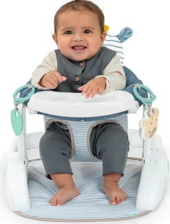 ingenuity Tischsitz »Prop Spot™ Learn-to-Sit™ - Casi™« inklusive 2 Spielzeugen und 3 bunten Anhängern