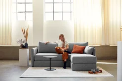 INNOVATION LIVING ™ Polsterhocker »Cornila, Fußhocker, Pouf« Sitzhocker, aufklappbar, großer Stauraum, frei im Raum stellbar