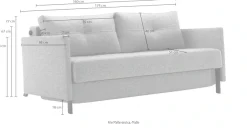 INNOVATION LIVING ™ Schlafsofa »Cubed Klappsofa, hochwertige Schlaffunktion, Design und extra Komfort« Frontauszug, sehr platzsparend, abgewinkelt Sitzen, waagerecht liegen
