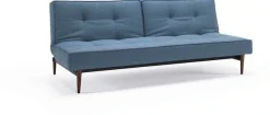 INNOVATION LIVING ™ Schlafsofa »Splitback bequem durch Federkern, Rückenlehne verstellbar,« mit dunklen Styletto Beinen, in skandinavischen Design