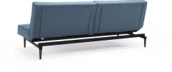 INNOVATION LIVING ™ Schlafsofa »Splitback bequem durch Federkern, Rückenlehne verstellbar,« mit dunklen Styletto Beinen, in skandinavischen Design