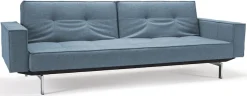 INNOVATION LIVING ™ Schlafsofa »Splitback, einzeln verstellbare Rückenlehnen, bequem mit Federkern« mit chromglänzenden Beinen, in skandinavischen Design