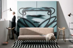 INNOVATION LIVING ™ Schlafsofa »Unfurl Bettsofa, super Strukturstoff, Gästebett, Breite 200cm« Design & Komfort im Einklang. Zeitlose Optik mit Wohlfühlkomfort