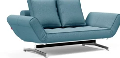 INNOVATION LIVING ™ Schlafsofa »Ghia Breite 210cm, inkl. Armteilverstellung und Bettfunktion« in scandinavischem Design, mit zwei losen Rückenkissen