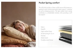 INNOVATION LIVING ™ Schlafsofa »Ghia Breite 210cm, inkl. Armteilverstellung und Bettfunktion« in scandinavischem Design, mit zwei losen Rückenkissen
