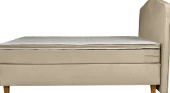 INOSIGN Boxspringbett »Jalma« Füße aus massiver Birke ; Inkl. Topper
