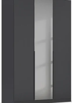 INOSIGN BY RAUCH Drehtürenschrank »Schlafzimmerschrank Kleiderschrank Schrank Garderobe FERRIS« In 3 Ausstattungen BASIC/CLASSIC/PREMIUM, Breiten 136/181/226/271 cm,Mitteltüren mit hochwertigem Grauspiegel MADE IN GERMANY