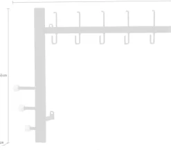 INOSIGN Garderobenleiste aus Metall, Breite 64 cm